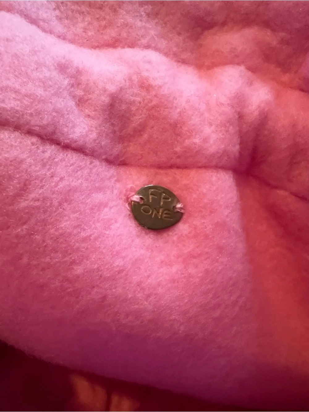 Free People Seasons Sparkle Mini Gift Sack in Pink NWT - Picture 3 of 5